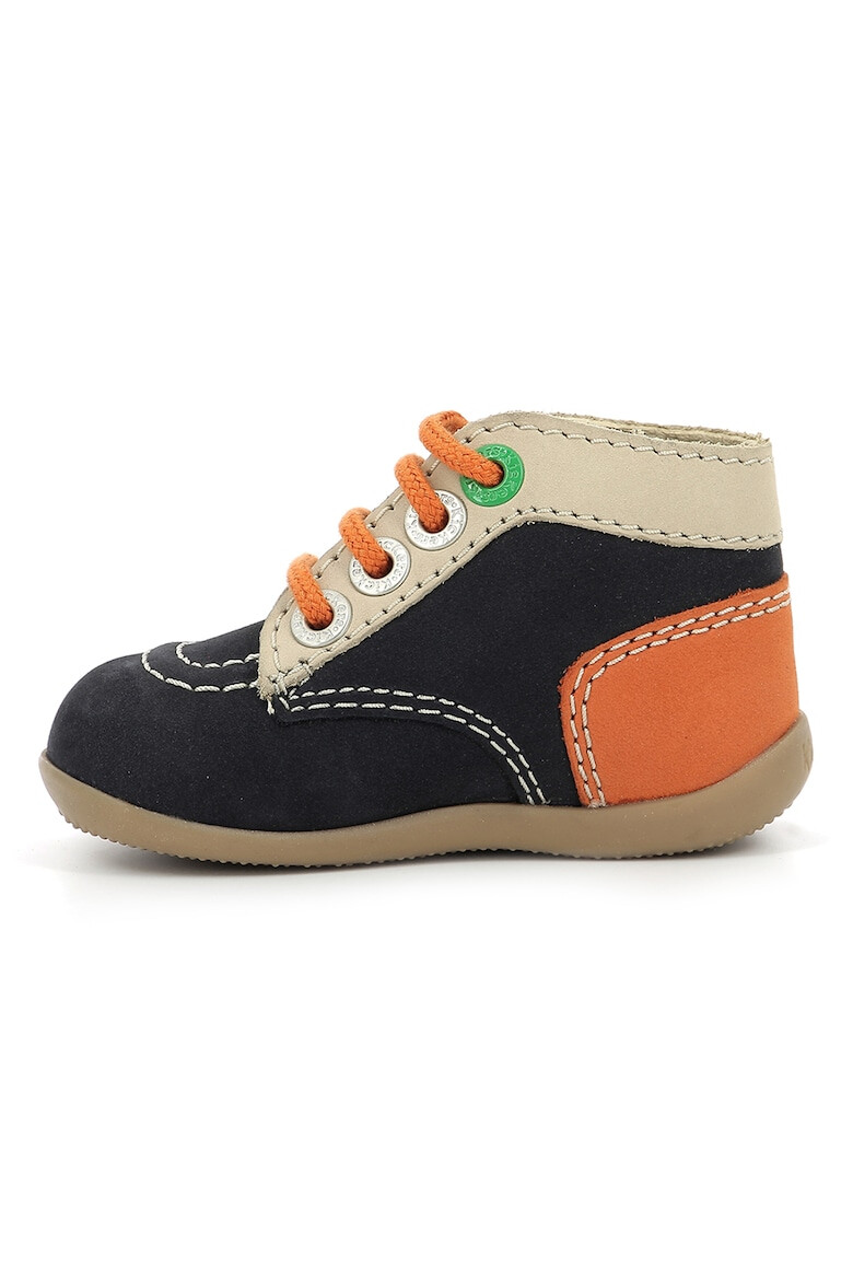 Kickers kids Ghete din piele si piele intoarsa - Pled.ro