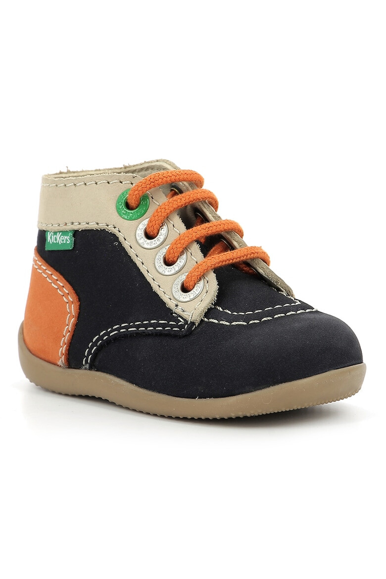 Kickers kids Ghete din piele si piele intoarsa - Pled.ro