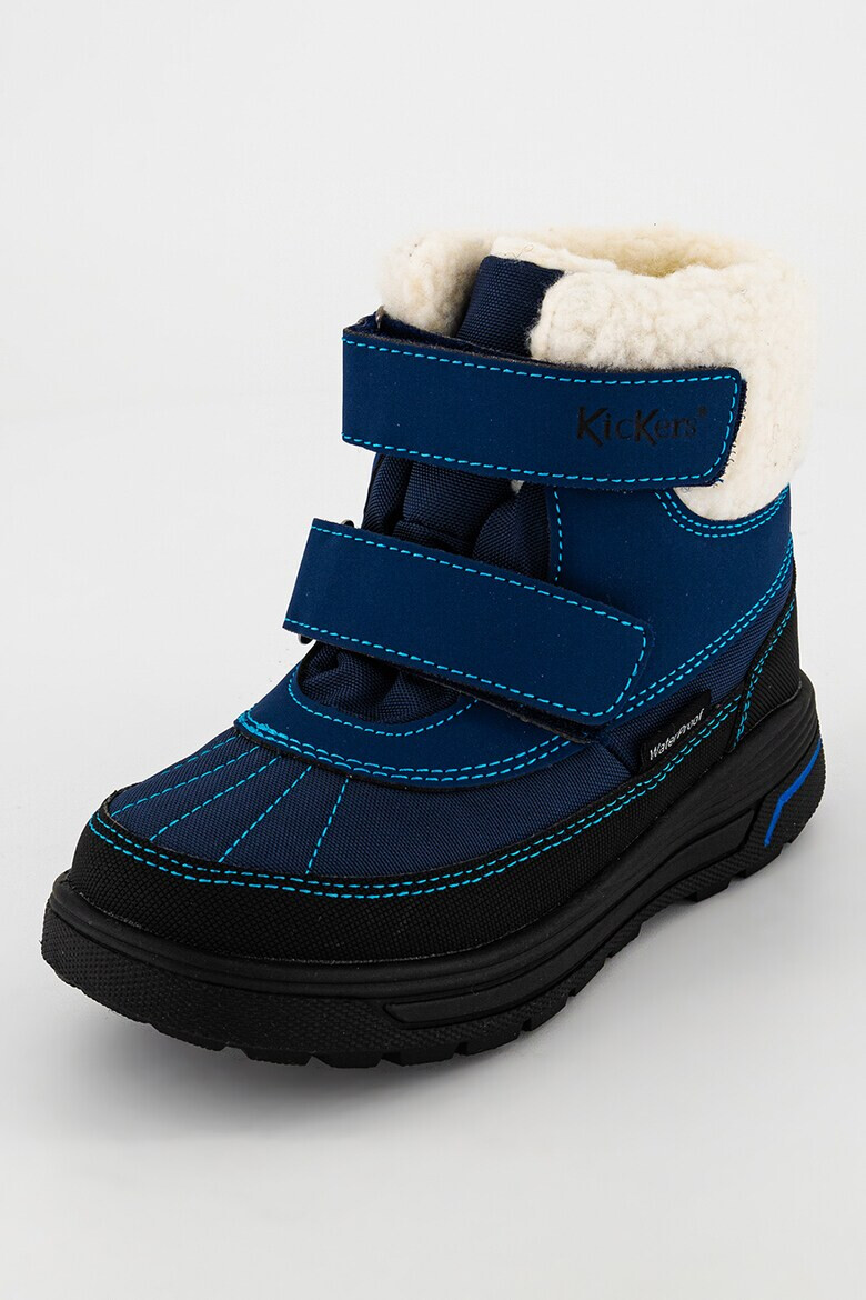 Kickers kids Ghete impermeabile cu velcro Kickbeddy - Pled.ro