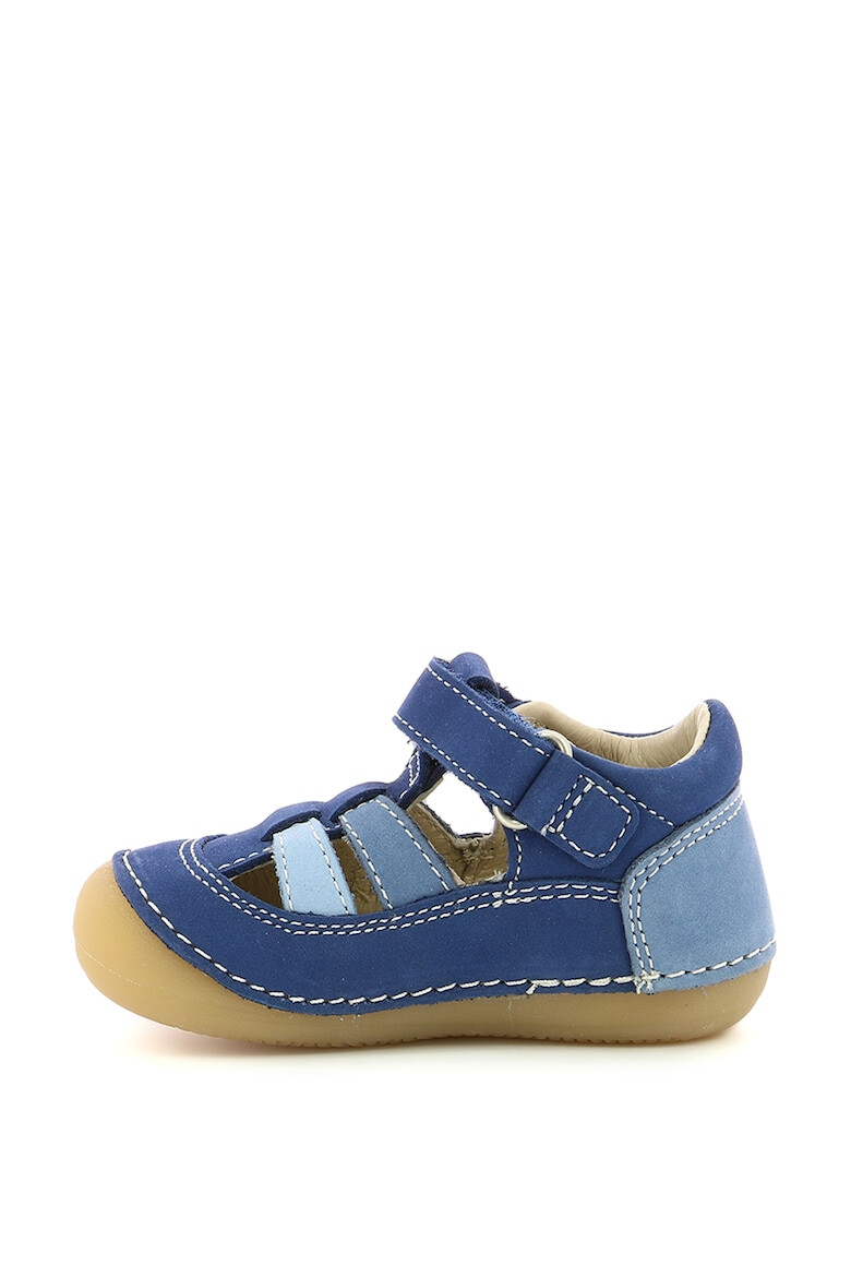 Kickers kids Pantofi de piele nabuc cu decupaje - Pled.ro