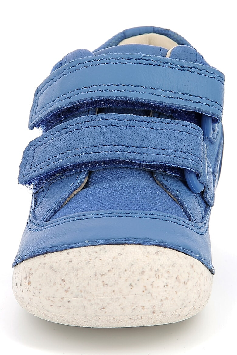 Kickers kids Pantofi sport din piele si material textil cu inchidere velcro - Pled.ro