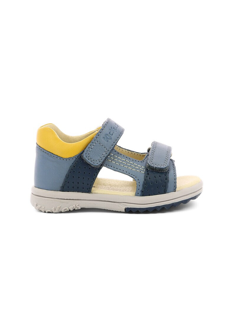 Kickers kids Sandale de piele cu velcro - Pled.ro