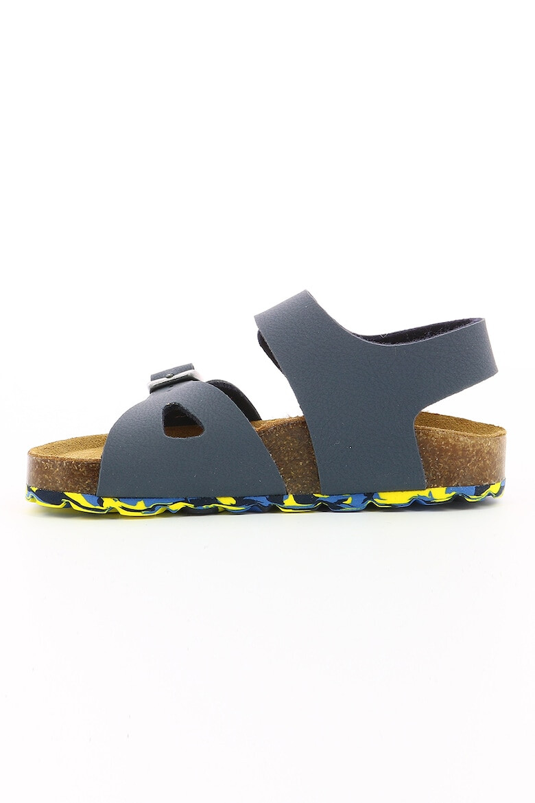 Kickers kids Sandale de piele ecologica cu velcro si catarama - Pled.ro