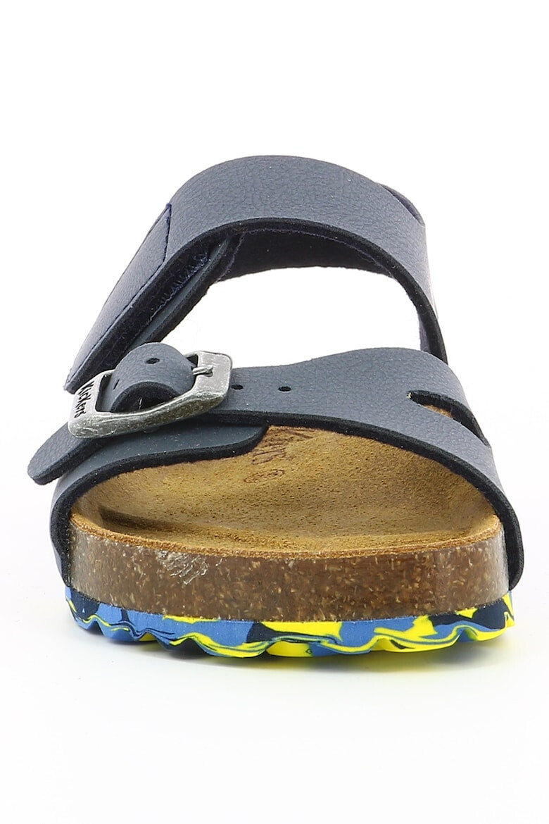 Kickers kids Sandale de piele ecologica cu velcro si catarama - Pled.ro