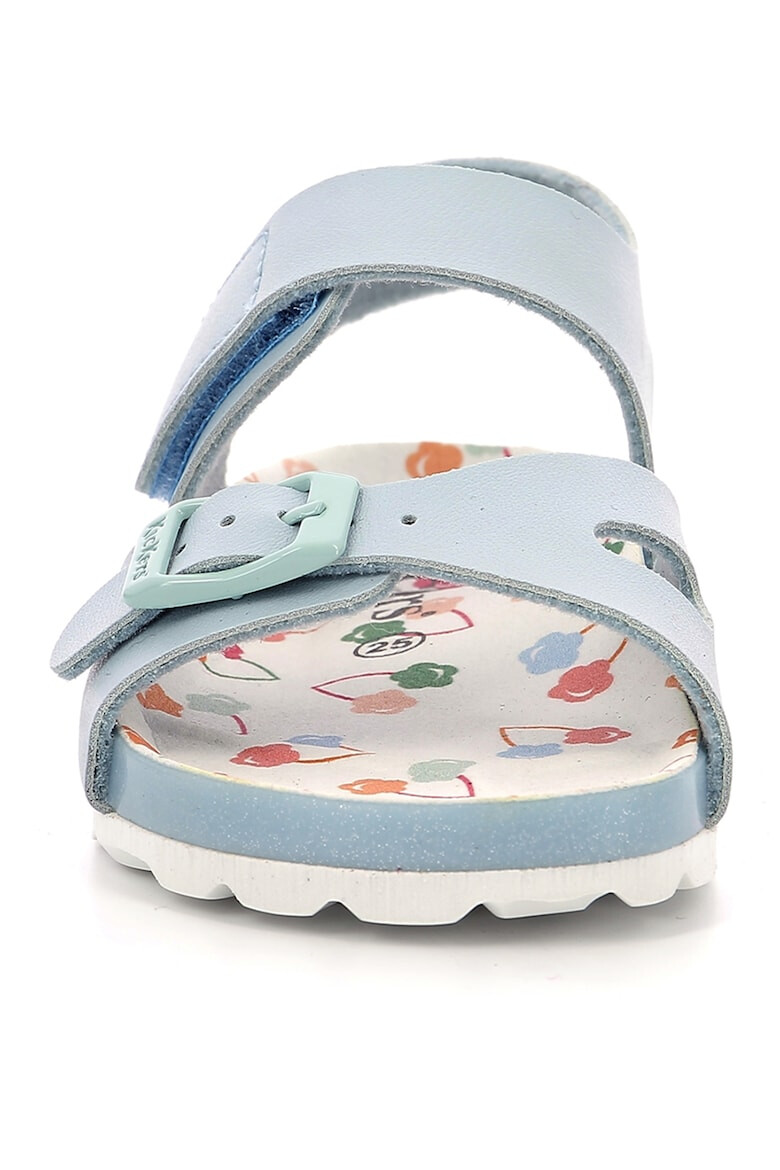 Kickers kids Sandale de piele ecologica cu velcro si catarama - Pled.ro