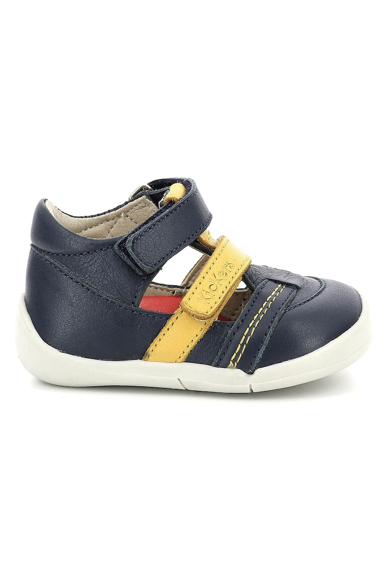 Kickers kids Sandale din piele cu decupaje - Pled.ro