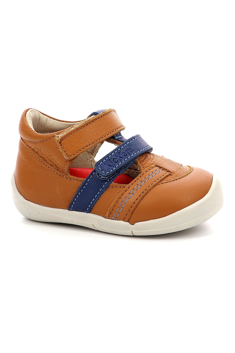 Kickers kids Sandale din piele cu decupaje - Pled.ro