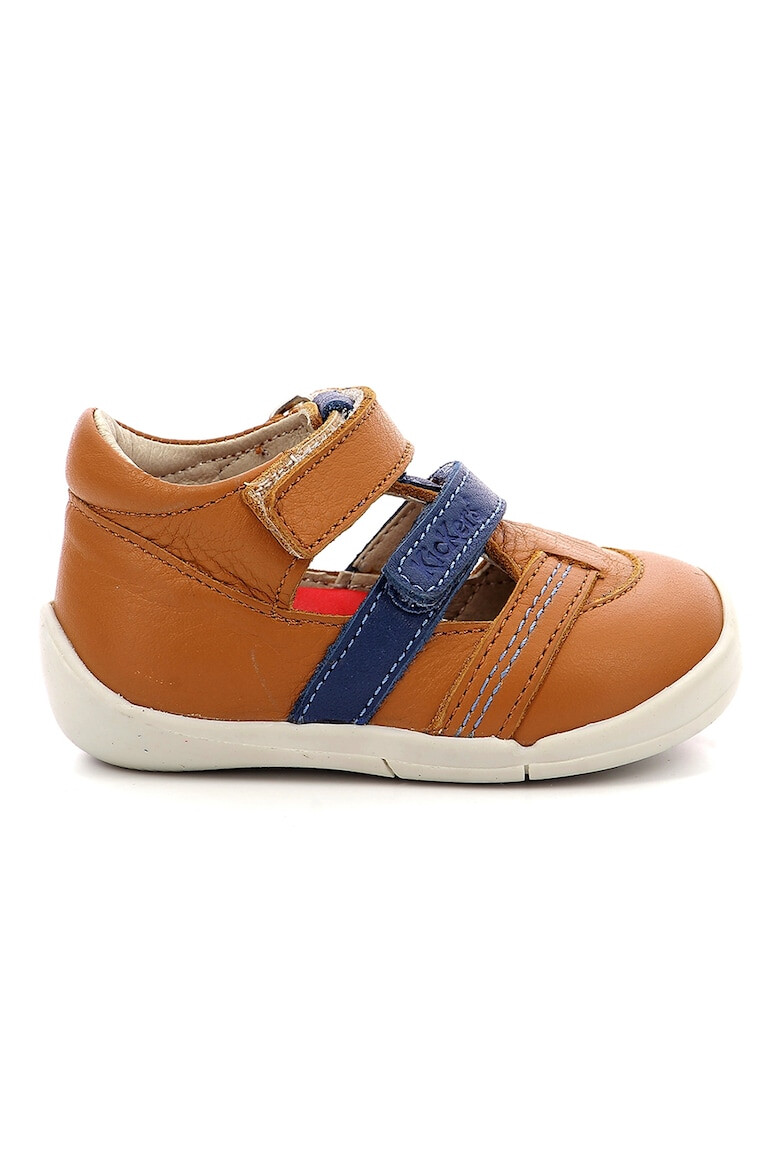 Kickers kids Sandale din piele cu decupaje - Pled.ro