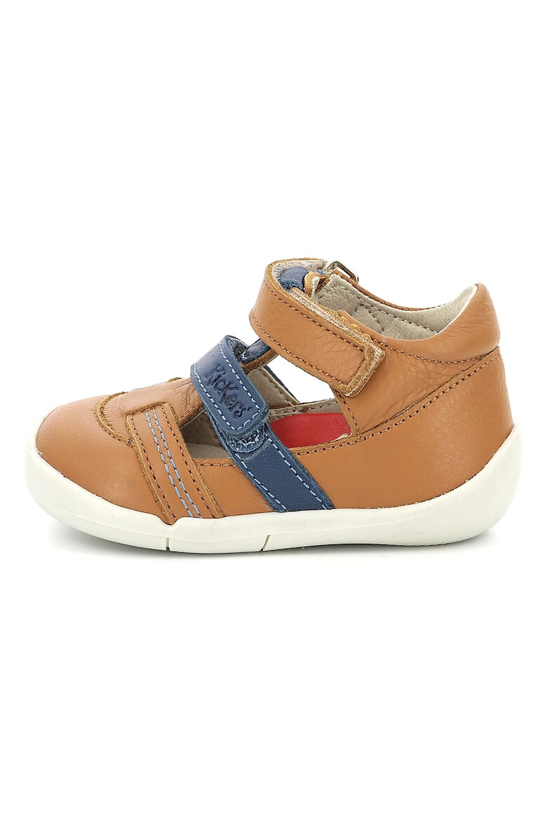 Kickers kids Sandale din piele cu decupaje - Pled.ro