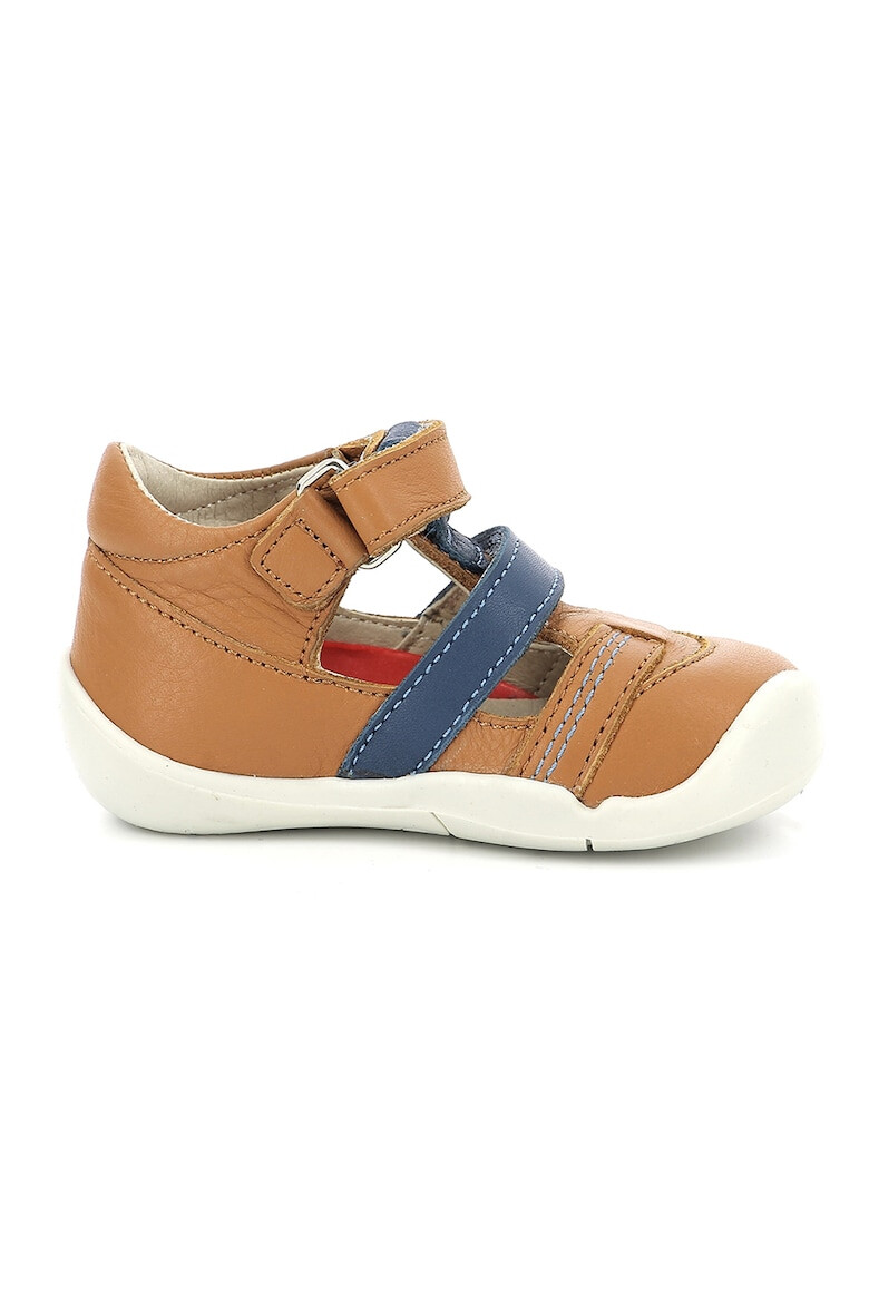 Kickers kids Sandale din piele cu decupaje - Pled.ro