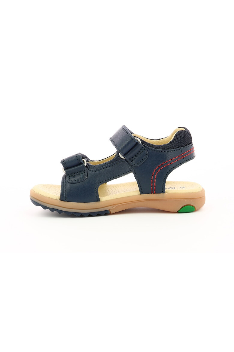 Kickers kids Sandale din piele cu inchidere velcro - Pled.ro