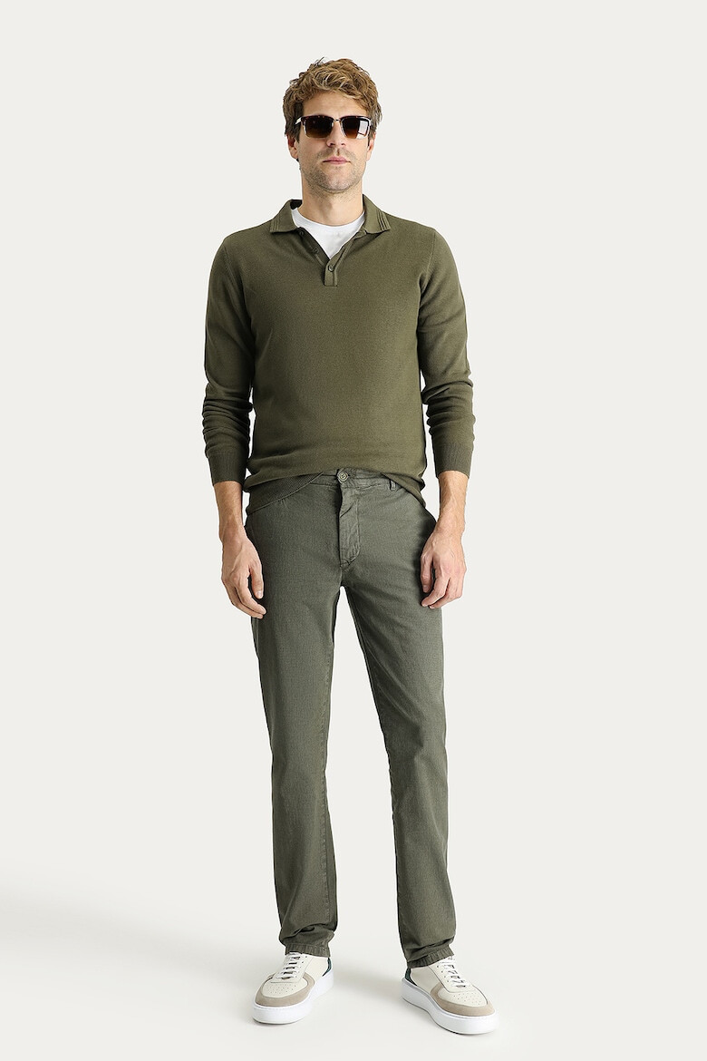 KIGILI Pantaloni chino slim-fit - Pled.ro