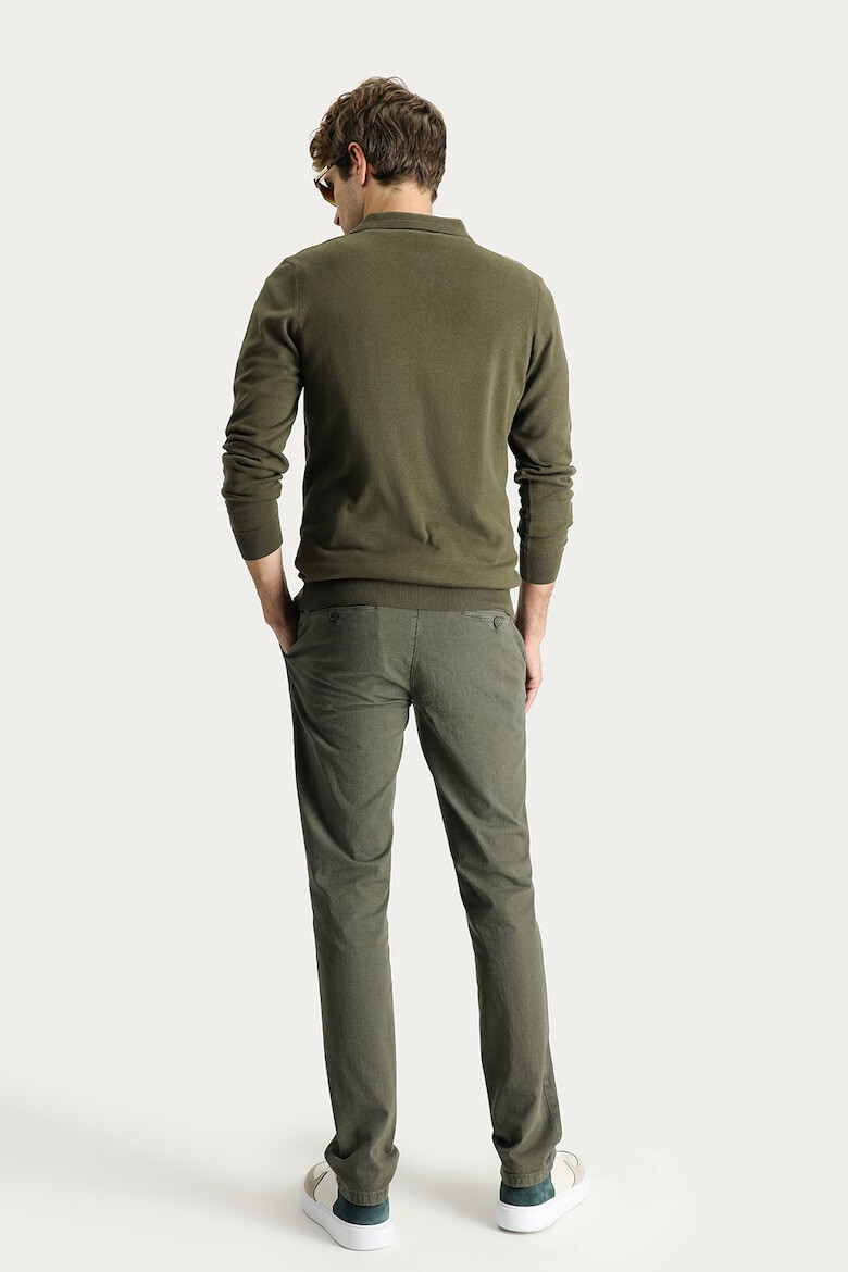 KIGILI Pantaloni chino slim-fit - Pled.ro