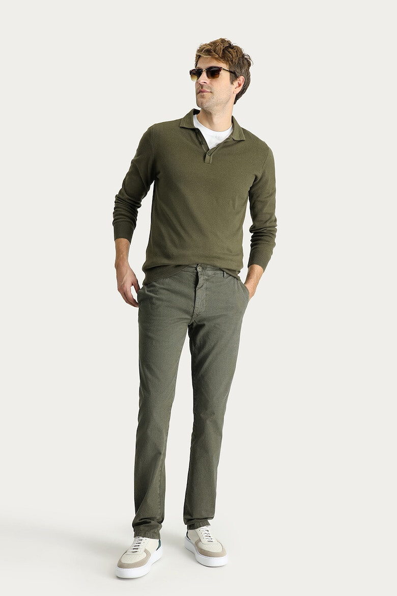 KIGILI Pantaloni chino slim-fit - Pled.ro