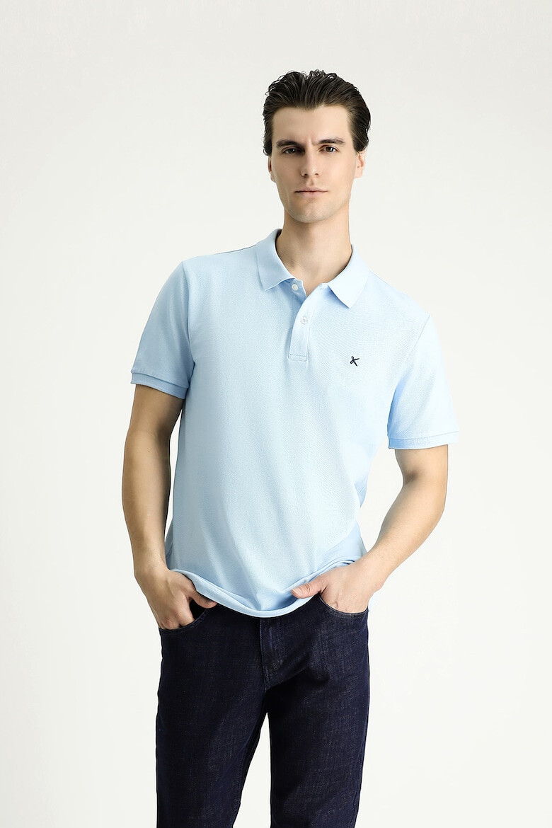 KIGILI Tricou polo slim fit din bumbac - Pled.ro