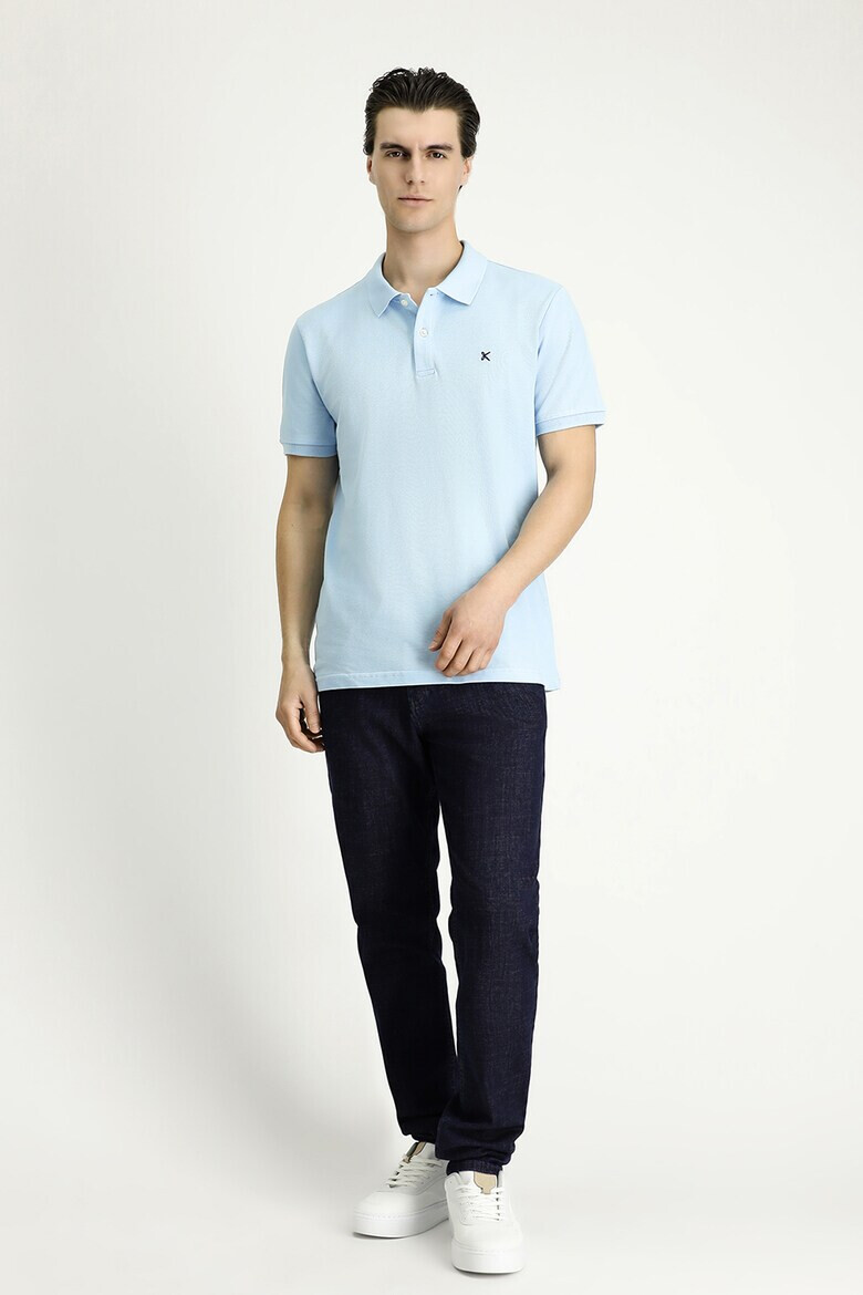 KIGILI Tricou polo slim fit din bumbac - Pled.ro