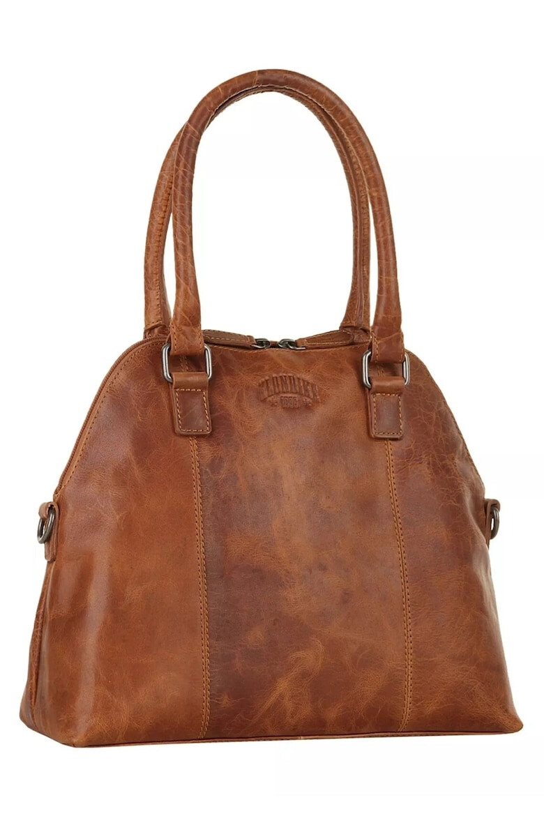 Klondike Geanta dama KD105904 piele naturala cognac - Pled.ro