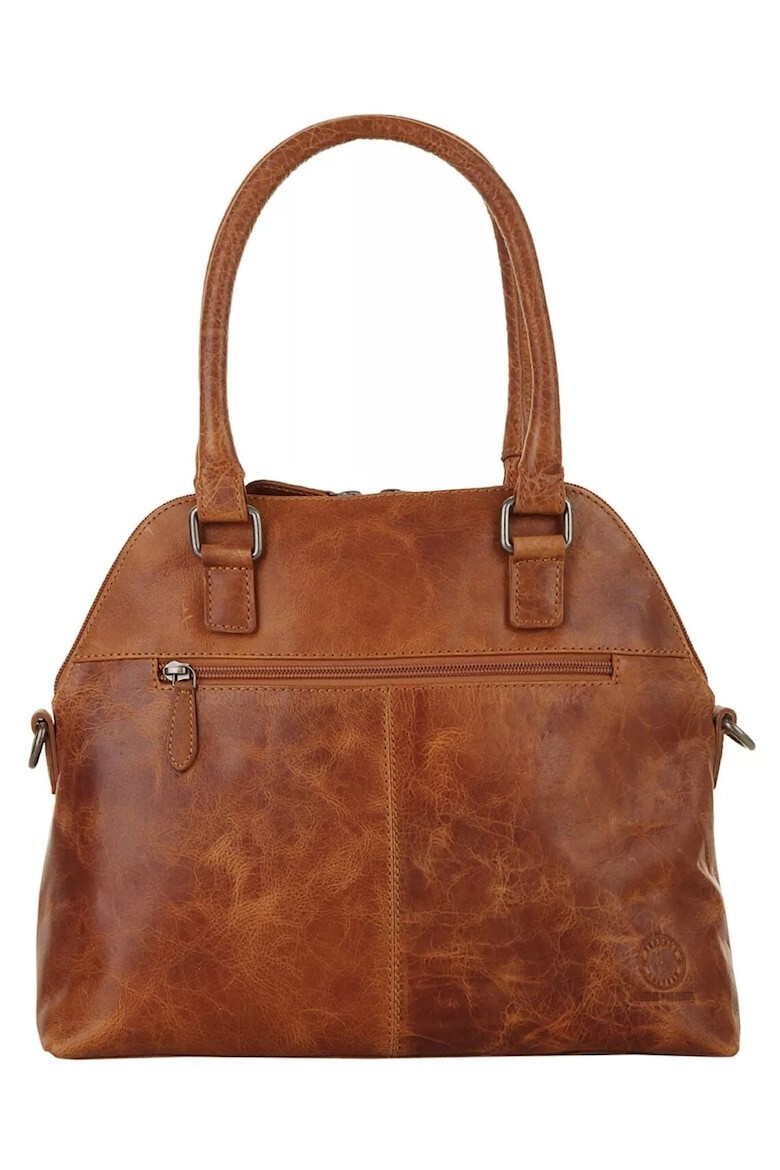 Klondike Geanta dama KD105904 piele naturala cognac - Pled.ro