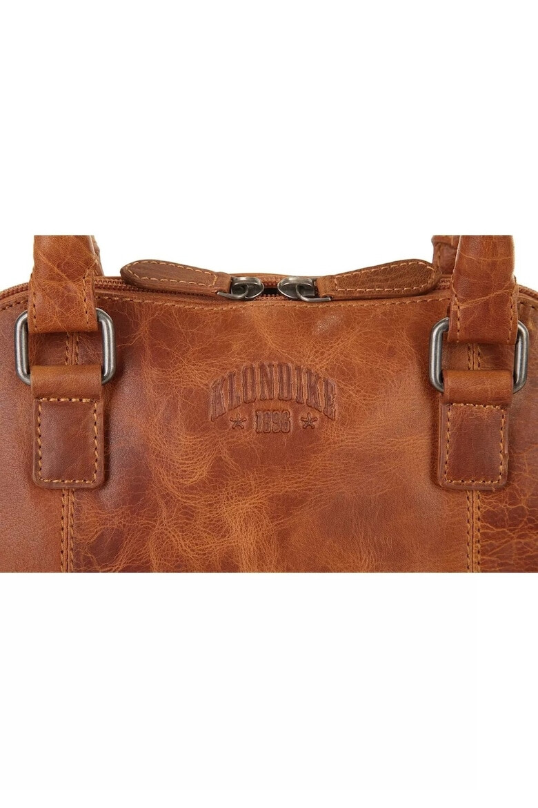 Klondike Geanta dama KD105904 piele naturala cognac - Pled.ro