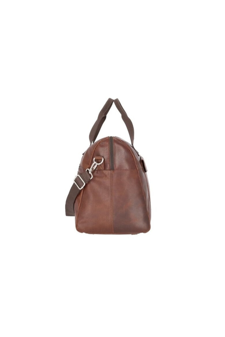 Klondike Geanta de voiaj unisex din piele naturala KD1093-03 49 x 25 x 31 cm maro - Pled.ro