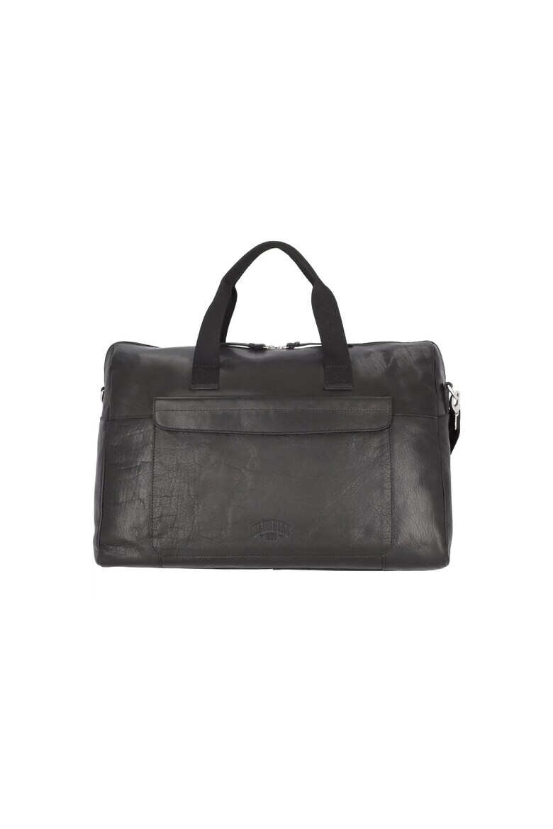 Klondike Geanta de voiaj unisex din piele naturala KD1093-03 49 x 25 x 31 cm neagra - Pled.ro