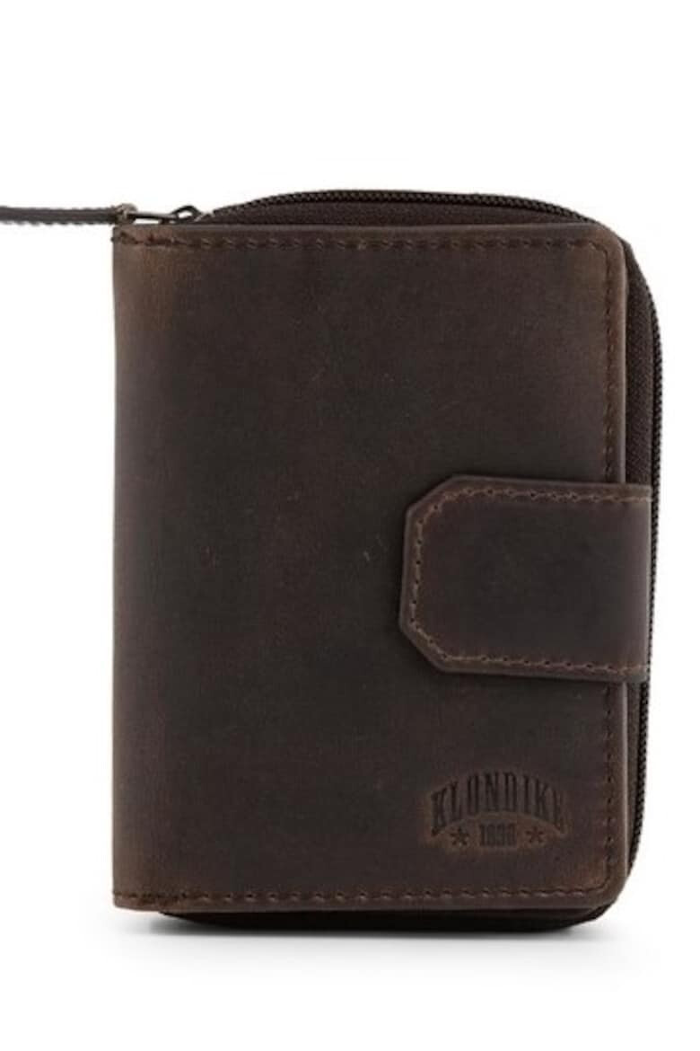 Klondike Portofel dama seria Lisa KD1044-03 11 x 3 x 14.5 cm piele naturala maro - Pled.ro