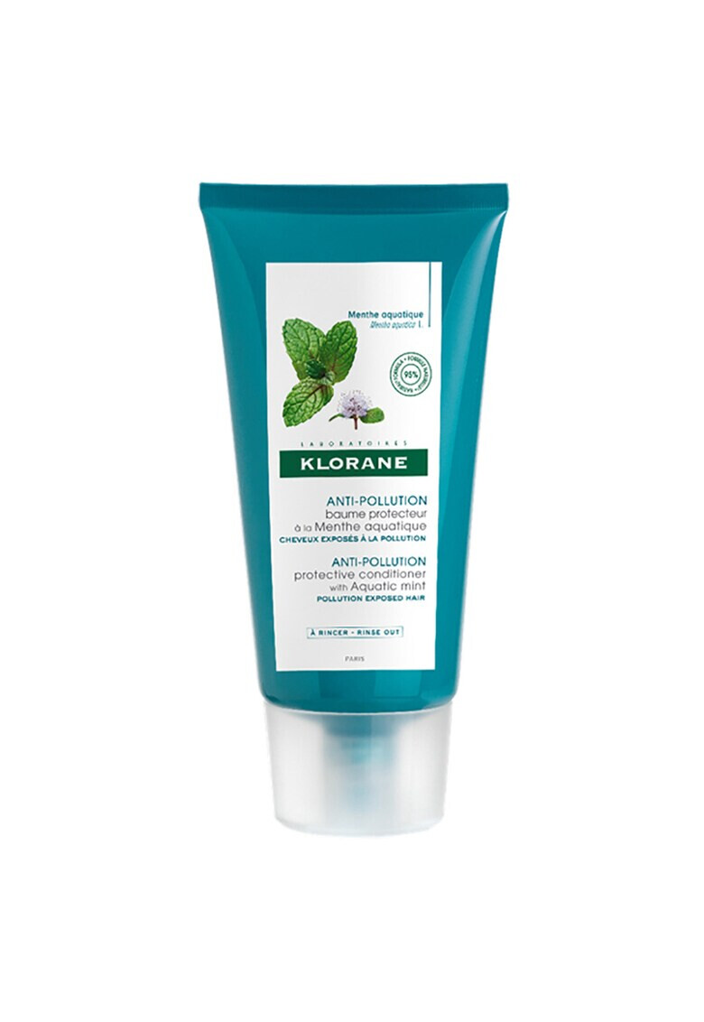 Klorane Balsam cu extract de menta pentru par expus la poluare 150 ml - Pled.ro