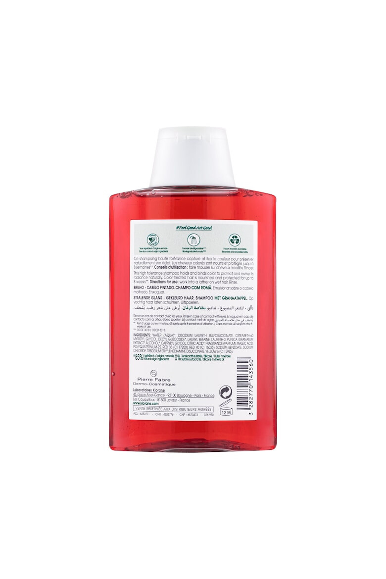 Klorane Sampon cu extract de rodie pentru fixarea culorii 200 ml - Pled.ro