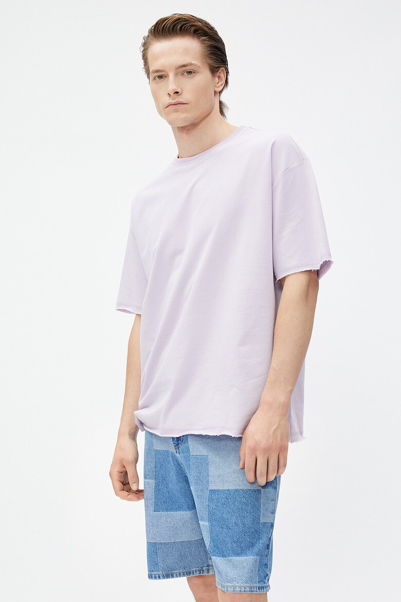 KOTON Blugi relaxed fit cu model colorblock - Pled.ro