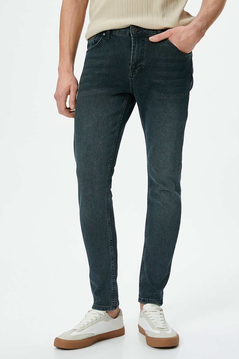 KOTON Blugi skinny cu aspect decolorat Michael - Pled.ro