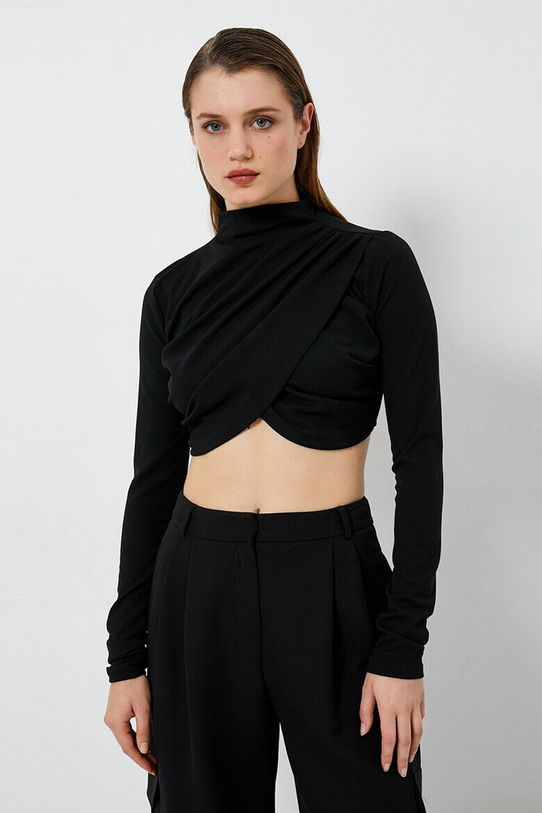 KOTON Bluza crop cu detaliu lant - Pled.ro