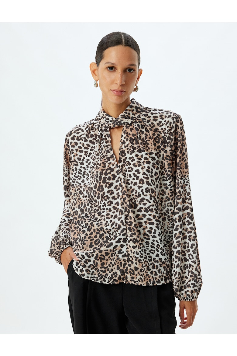 KOTON Bluza cu animal print - Pled.ro