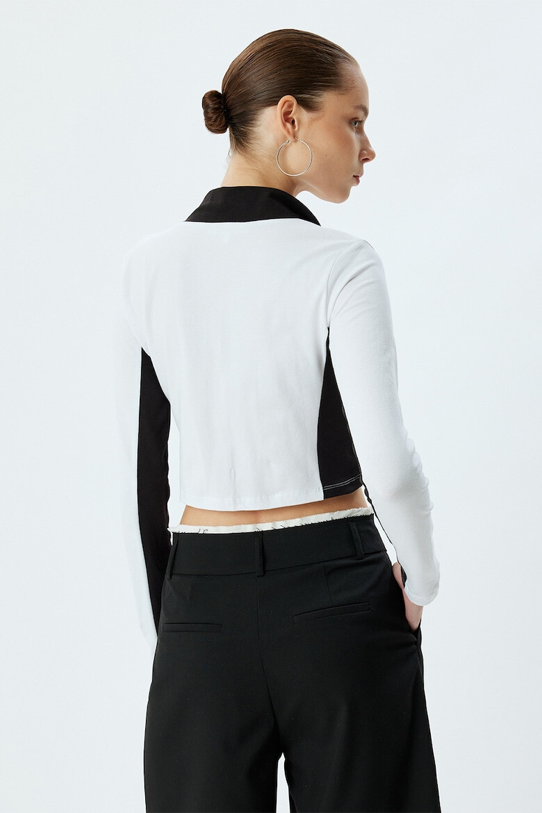 KOTON Bluza de trening crop cu fermoar - Pled.ro