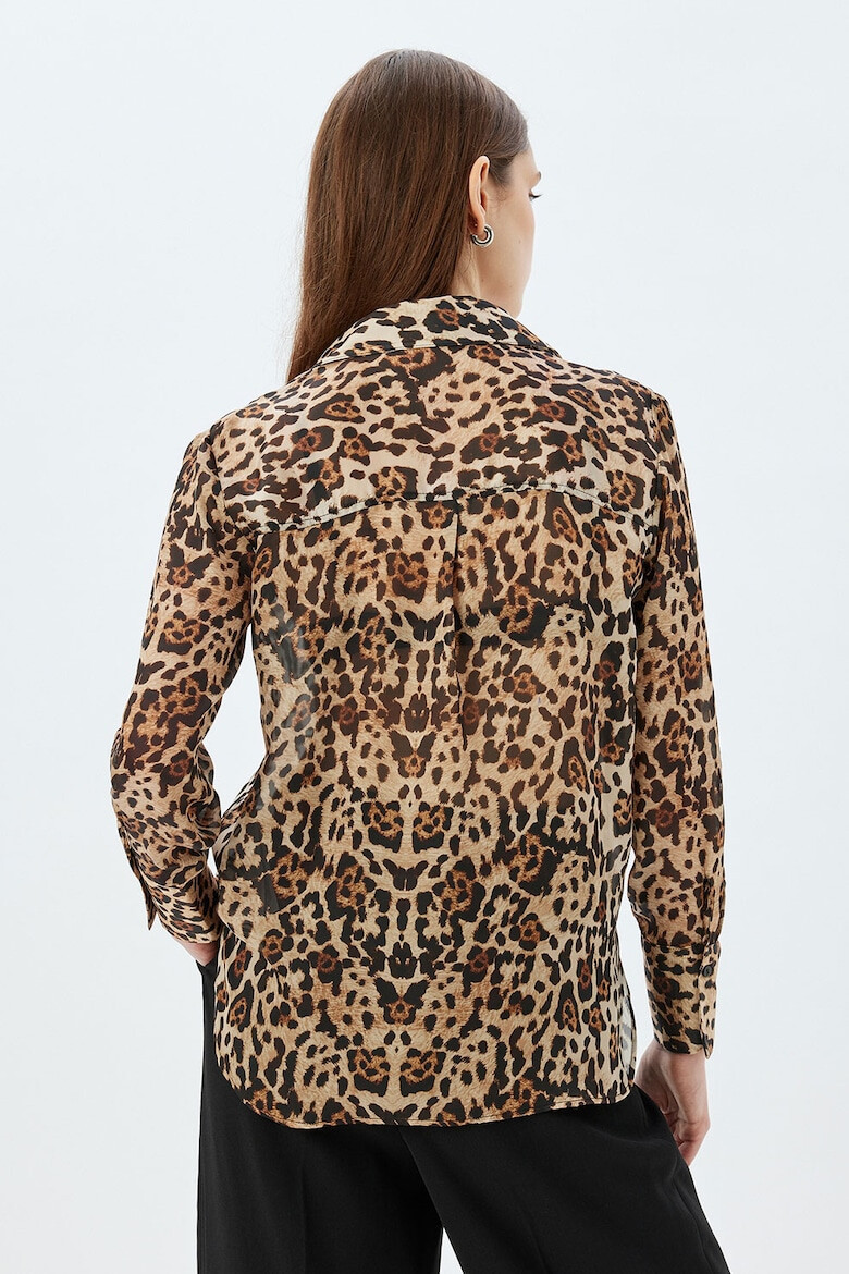 KOTON Camasa regular fit cu animal print - Pled.ro