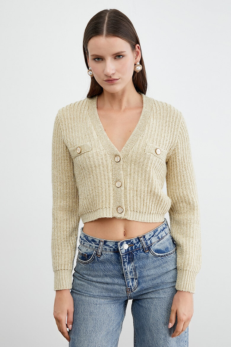 KOTON Cardigan crop cu nasturi - Pled.ro