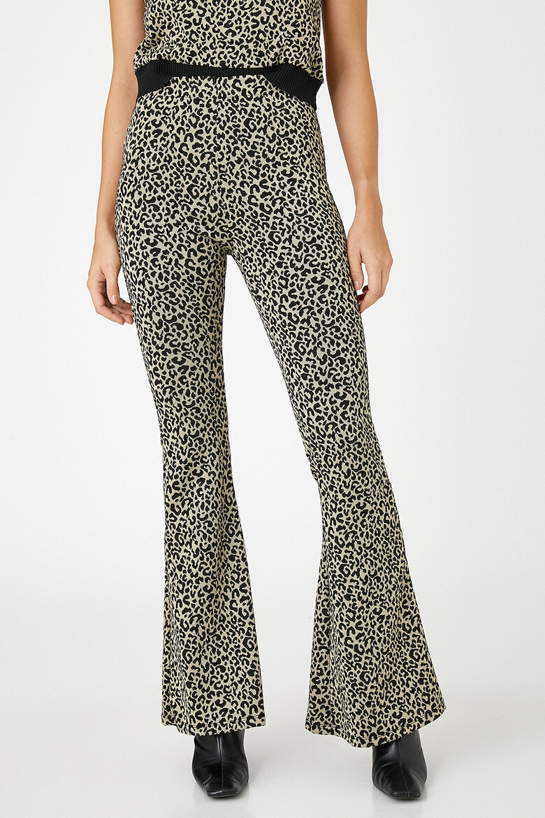 KOTON Colanti evazati cu animal print - Pled.ro