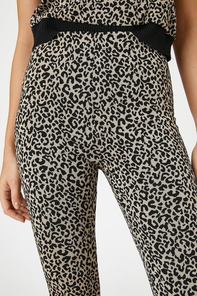 KOTON Colanti evazati cu animal print - Pled.ro