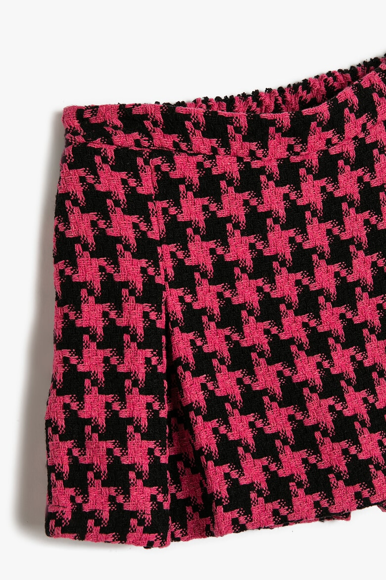 KOTON Fusta-pantalon cu imprimeu houndstooth - Pled.ro