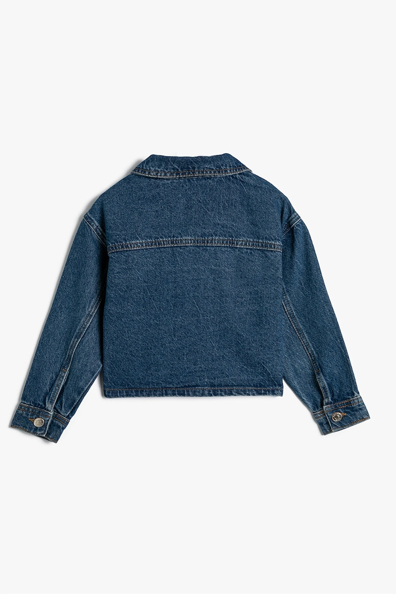 KOTON Jacheta crop de denim - Pled.ro