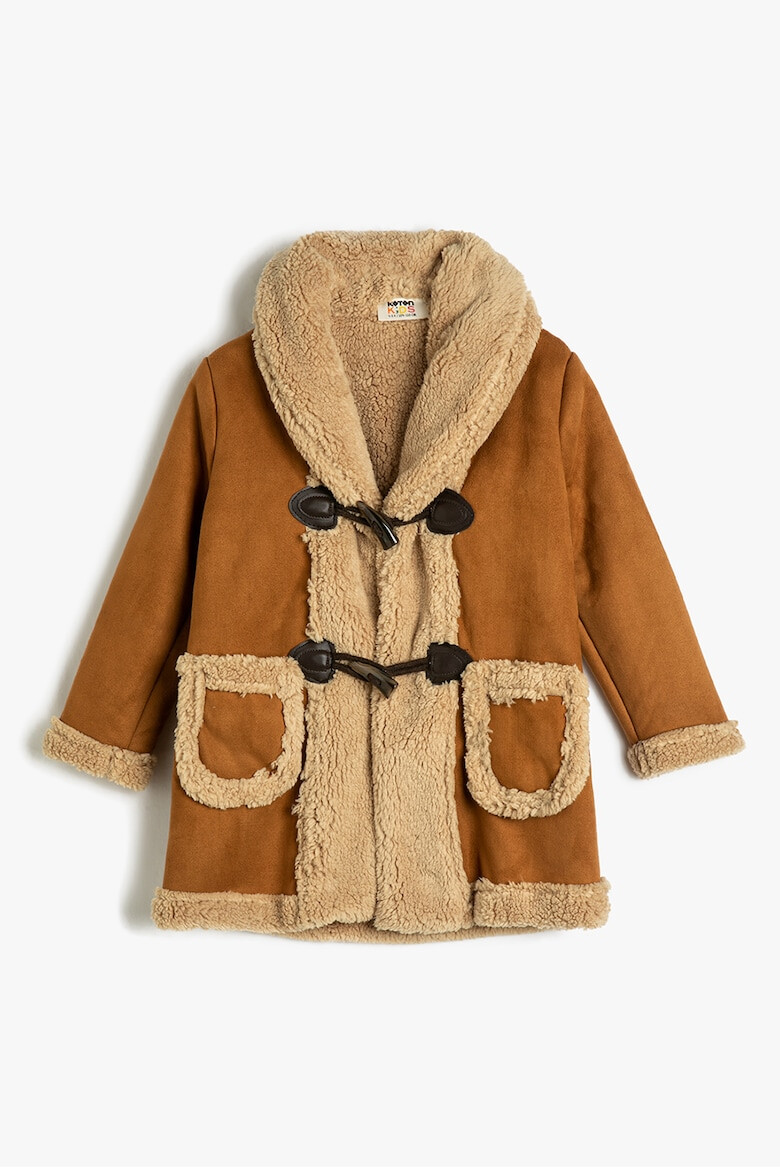 KOTON Jacheta de blana shearling sintetica - Pled.ro