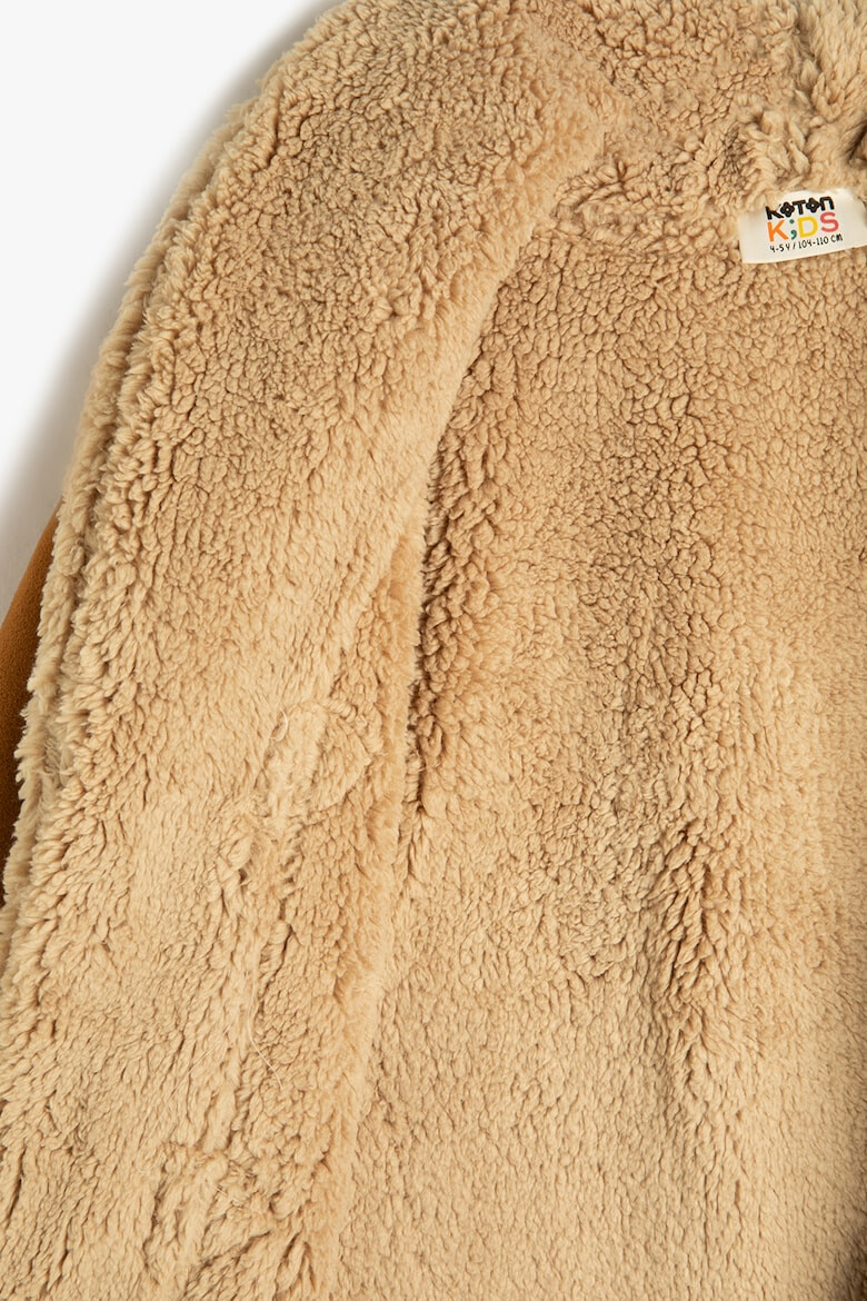 KOTON Jacheta de blana shearling sintetica - Pled.ro