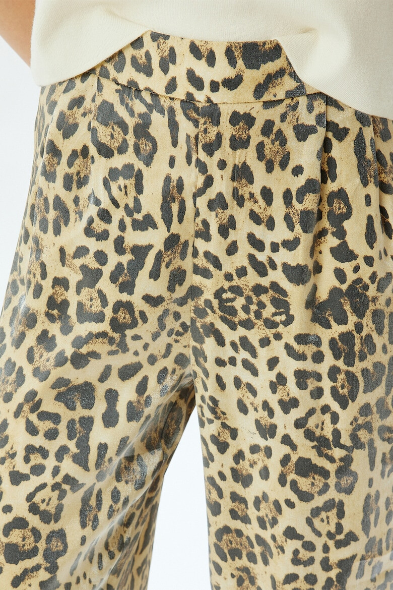 KOTON Pantaloni ampli cu animal print - Pled.ro