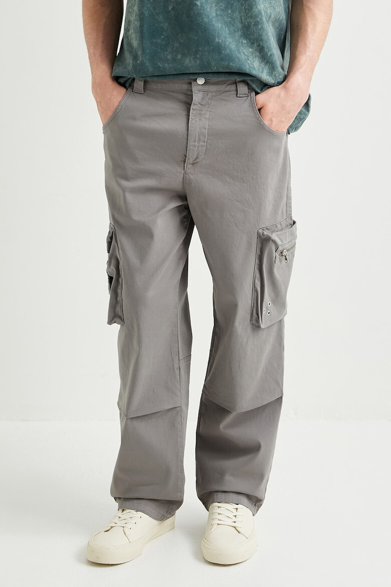 KOTON Pantaloni cargo cu model drept - Pled.ro