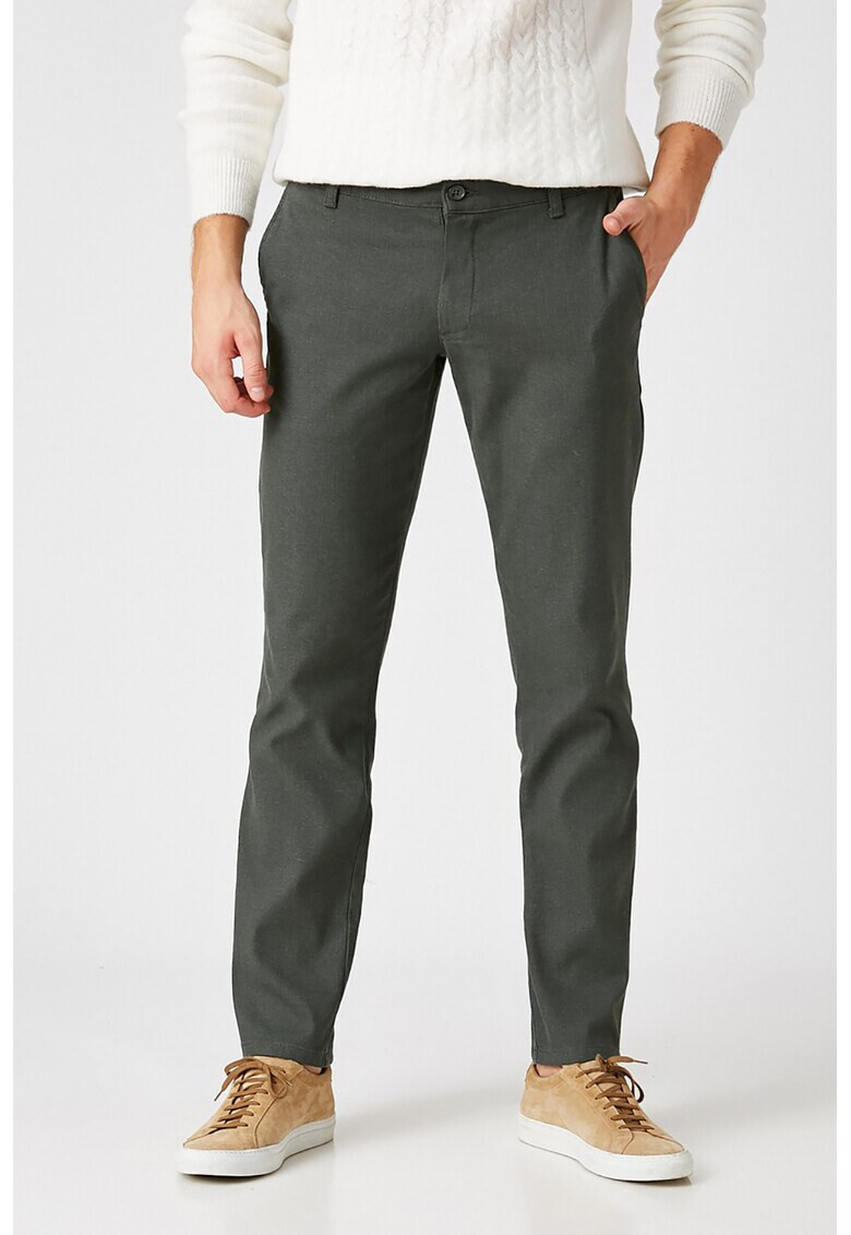 KOTON Pantaloni chino slim fit - Pled.ro