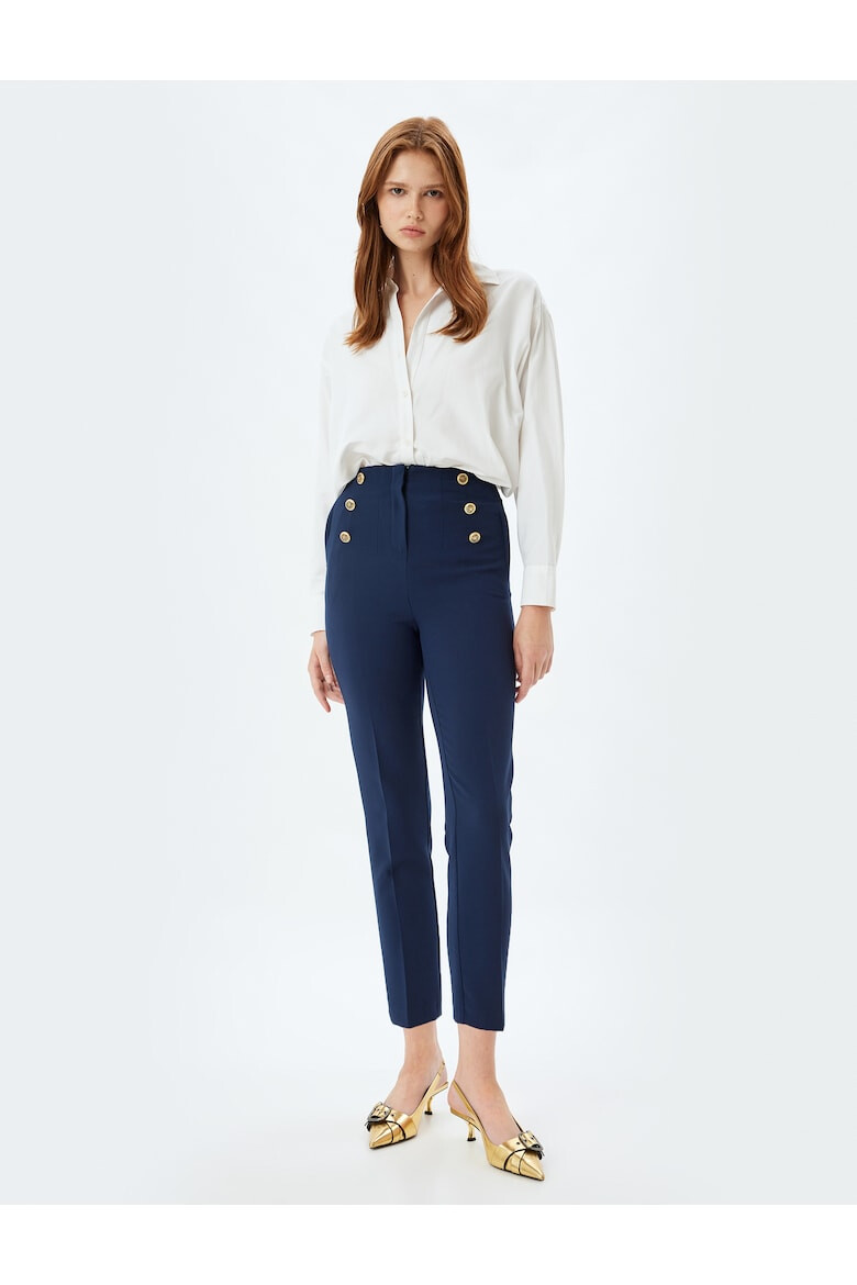 KOTON Pantaloni crop conici - Pled.ro