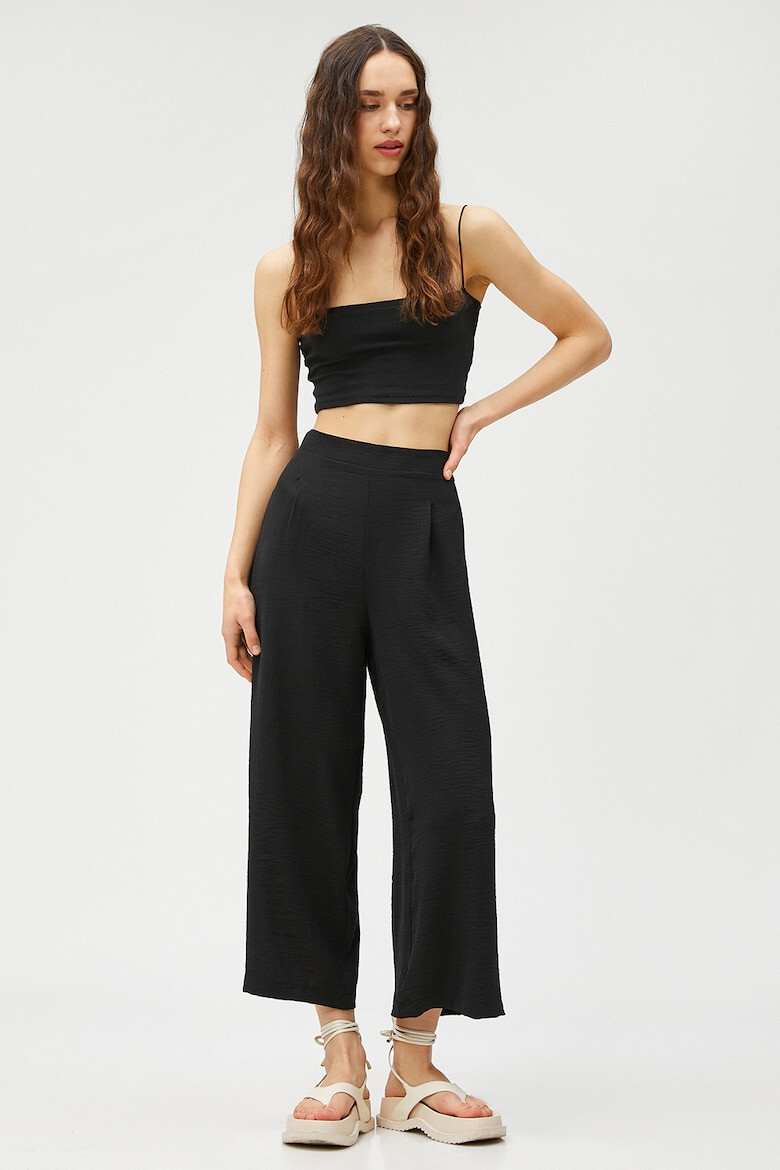 KOTON Pantaloni crop cu croiala ampla - Pled.ro