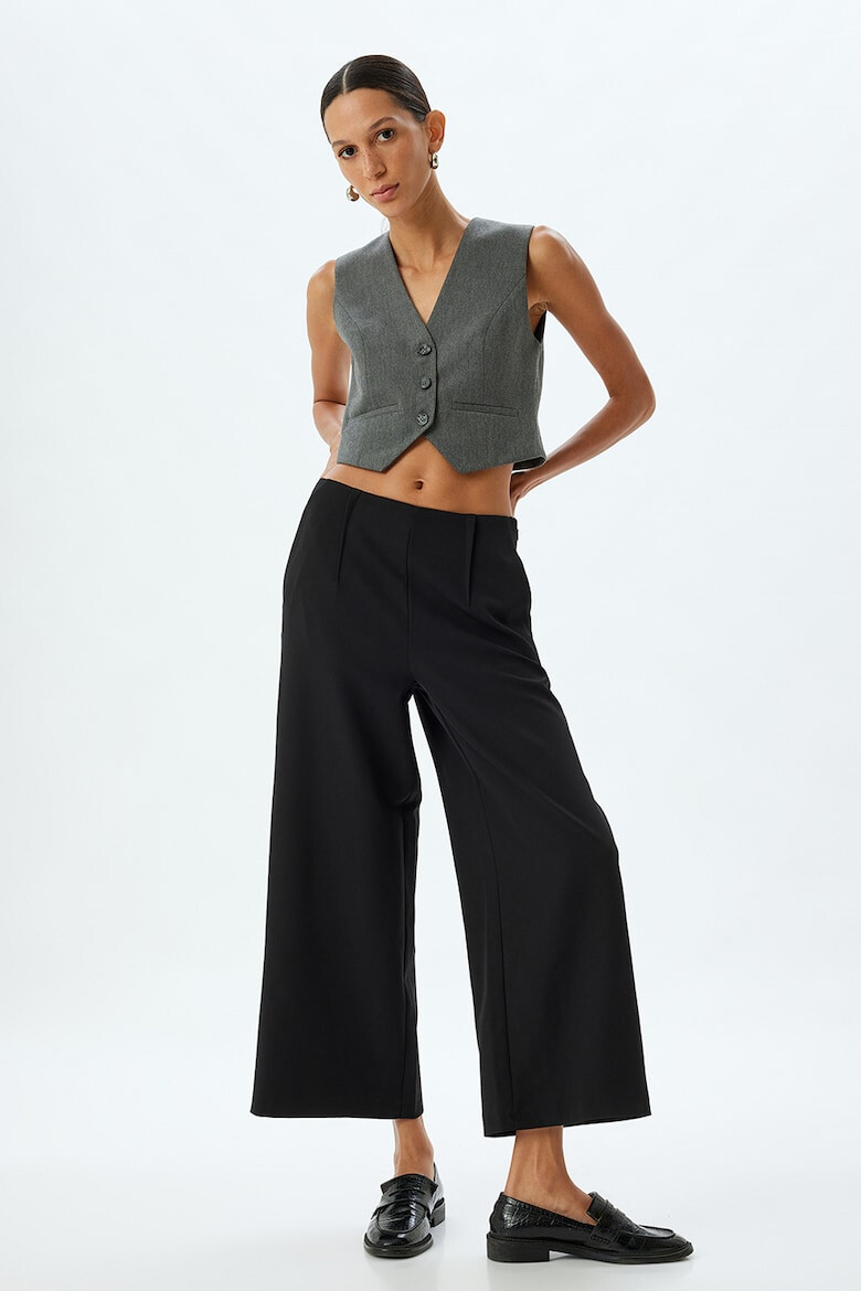 KOTON Pantaloni crop cu croiala ampla - Pled.ro