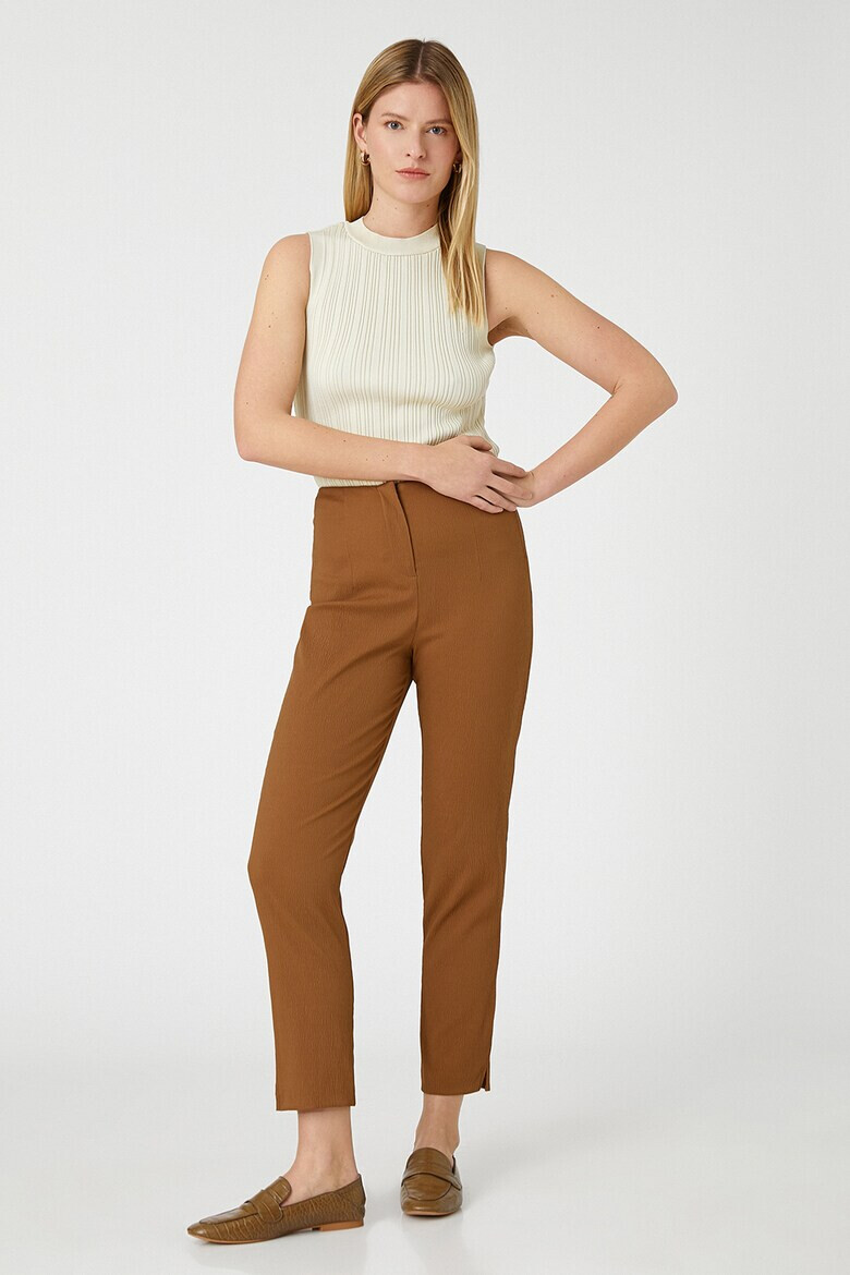 KOTON Pantaloni crop cu talie inalta - Pled.ro