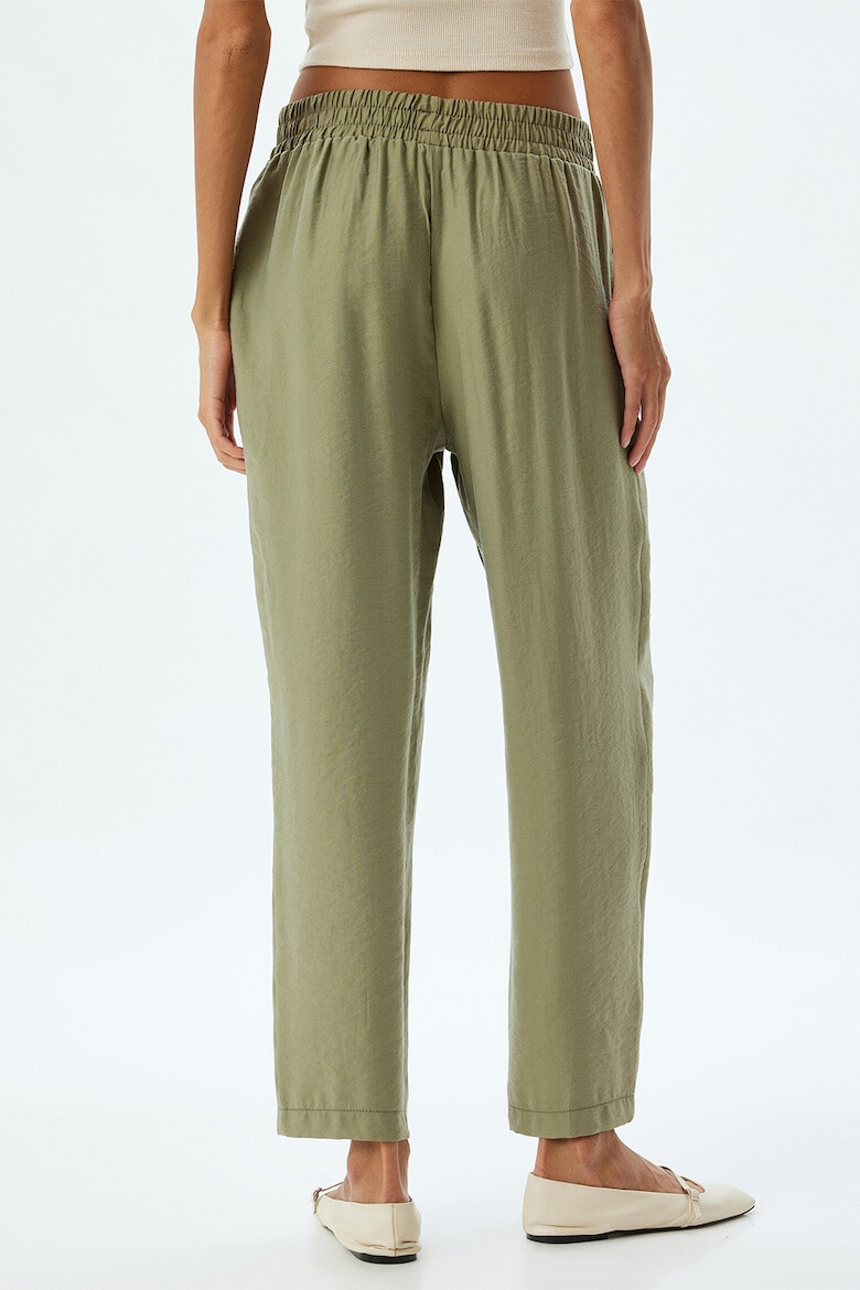 KOTON Pantaloni crop din amestec de modal - Pled.ro