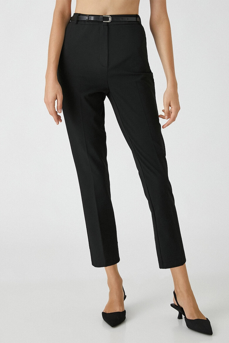 KOTON Pantaloni crop eleganti cu talie inalta - Pled.ro